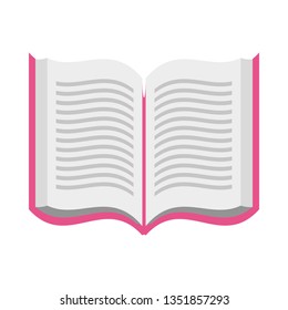 open book isolated icon