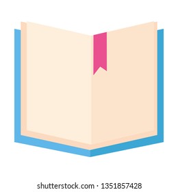 open book isolated icon