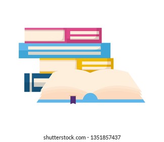 open book isolated icon