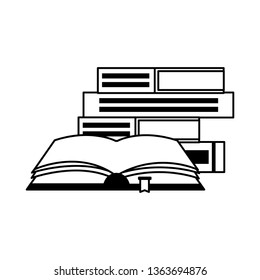 open book isolated icon