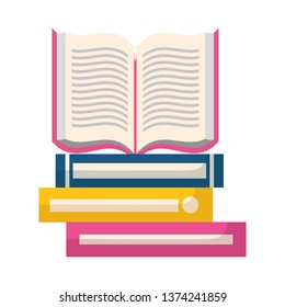 open book isolated icon