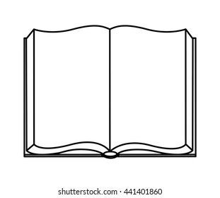 open Book isolated icon design