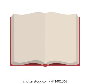 open Book isolated icon design