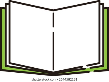open book isolado ícone vetor ilustração design, ilustração vetorial eps10 gráfico