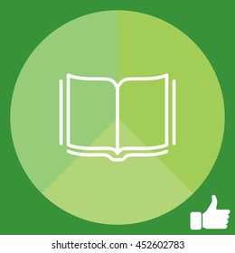 Open book  line icon