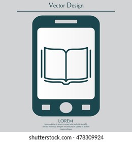 Open book  line icon