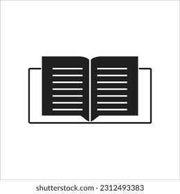open book line new vector icon