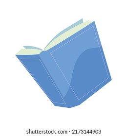 open book and literacy icon flat isolated