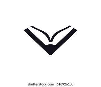Open book logo