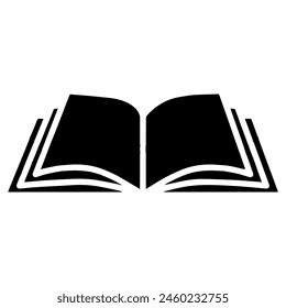 open book logo design illustration