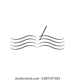 open book logo design template. simple style logo. book illustration vector