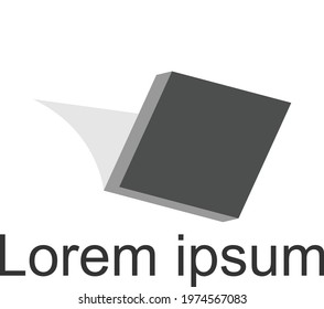 Open book logo design vector stock