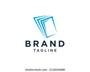 Open Book Logo Education Logo Flat Vector Illustration Design Logo Template