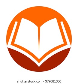 Open Book Logo Vector Stock Vector (royalty Free) 379081357 