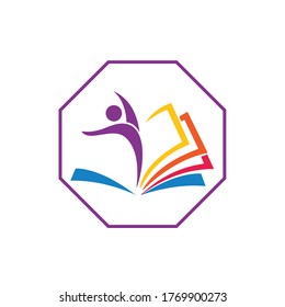 Open Book Logo Victor EPS file