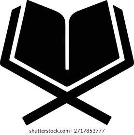 Offenes Buch am Stand veranschaulicht Wissen und Bildung. Lernen und Informationen werden beim Lesen und Lernen angezeigt. Akademischer Kontext zeigt Verständnis