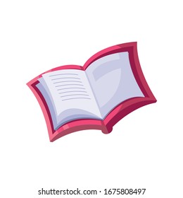 open book on white background vector illustration design