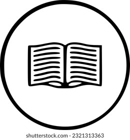 Abrir las páginas del libro vector de icono, signo plano relleno, signo de pictograma sólido, símbolo, vector, arte