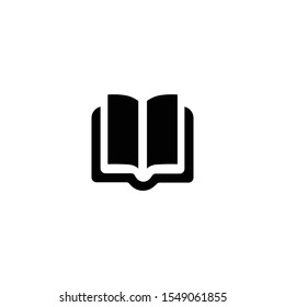 Open book pages vector icon