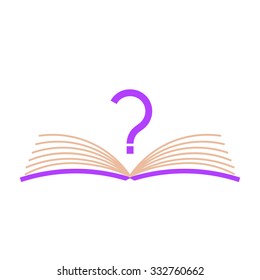 open book with a question mark