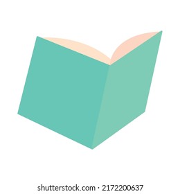 open book read icon isolated