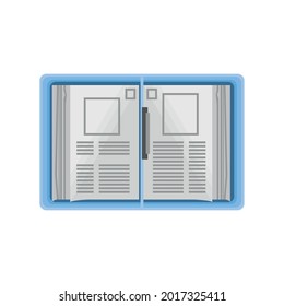 open book read isolated icon