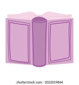 icono de lectura de libro abierto aislado