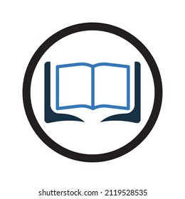 Open Book and reading icon