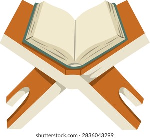 An open book resting on a table with two additional closed books beneath it, symbolizing reading, learning, or study activities.
