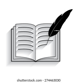 Open Book Shadow Stock Vector (Royalty Free) 274463030 | Shutterstock