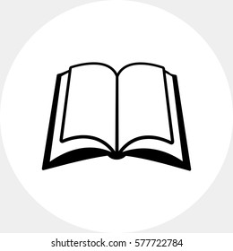 Open book simple icon
