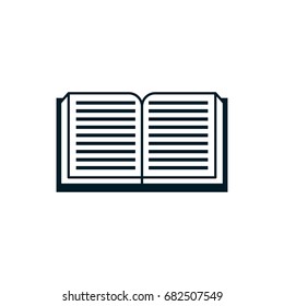 open book - Simple icon