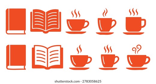 Open book with steaming coffee cup next to it symbolizing ideas and relaxation