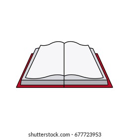 open book study page paper cover