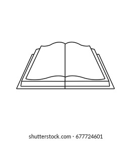 open book study page paper cover