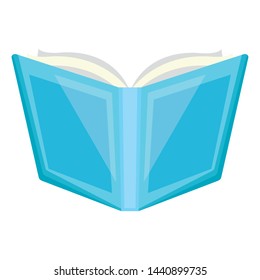 open book supply school on white background vector illustration