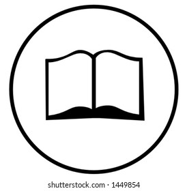 open book symbol