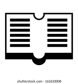 Open book symbol