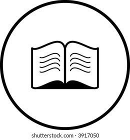 open book symbol