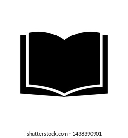 Open Book Symbol Icon Vector Design Illustration