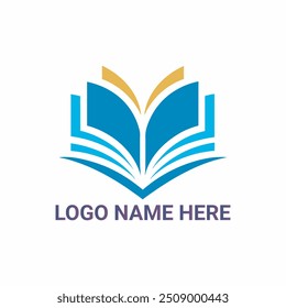 Open book vector clip art silhouette symbol icon design Illustration isolated on white background