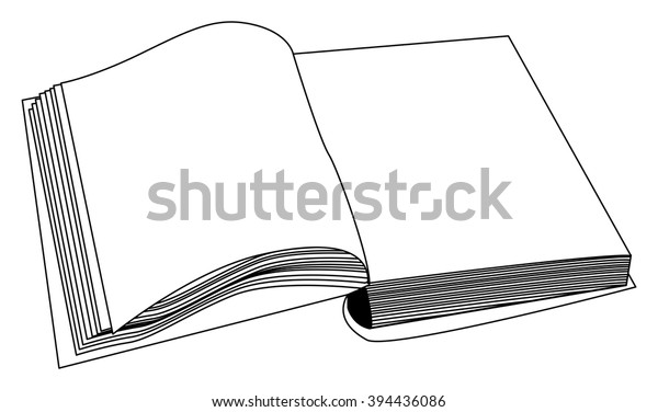 Open Book Vector Clipart Symbol Icon Stock Vector (Royalty Free ...