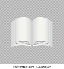 Open book vector design.