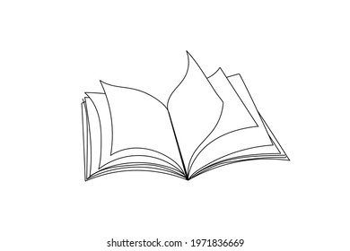 open book vector, digital education, reading, online school student journal icon, black composition notebook, schoolwork, handing research homework assignment, web, online teaching icon, library logo