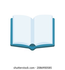 Open book vector. education concept online learning