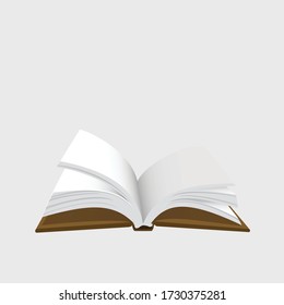 Open book vector  in a flat style. Study and knowledge concept