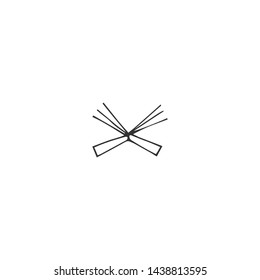 Open book, vector hand drawn icon. Publishing, writing and copywrite theme. For business identity and branding, for writers, copywriters and publishers, for journalists and bloggers.