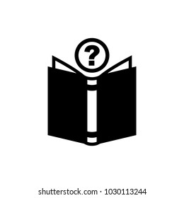 Open book vector icon.