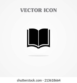 Open book - Vector icon