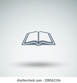 Open book vector icon